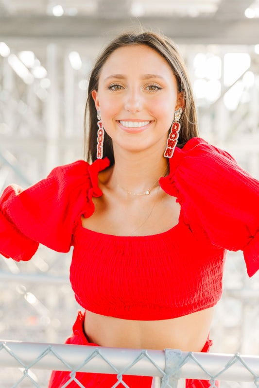 Red/White Touchdown Drops