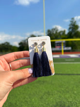 Load image into Gallery viewer, Navy Silk Tassels
