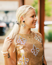 Load image into Gallery viewer, Beaded Fleur de Lis
