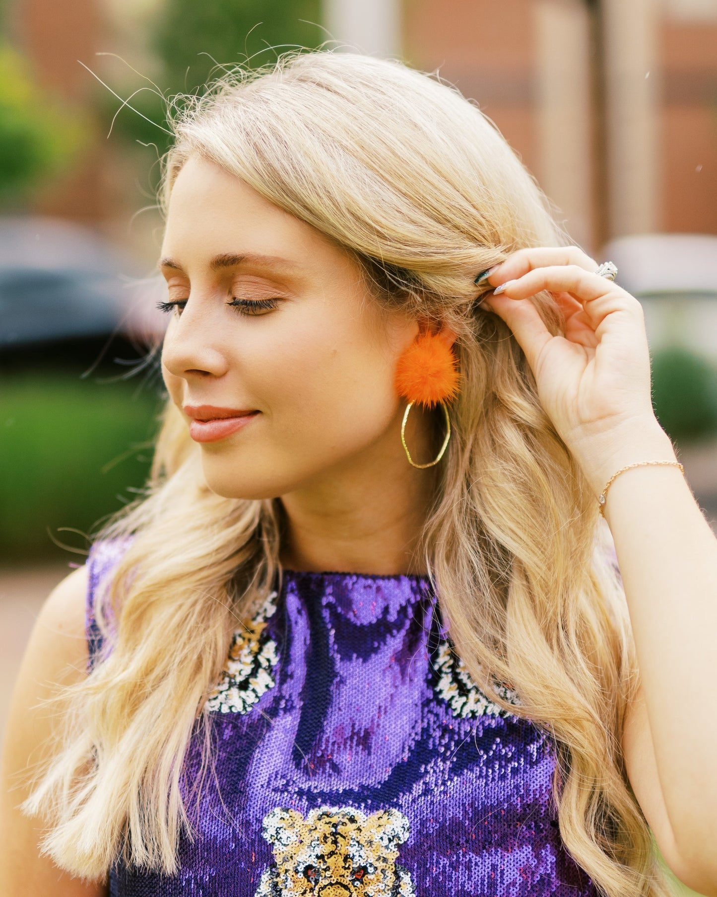 Gameday Puff Top Hoops