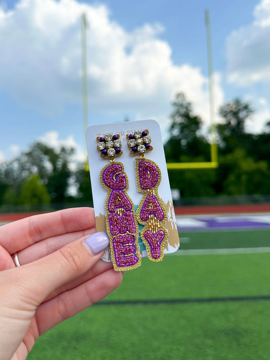 Purple/Gold Gameday Drops