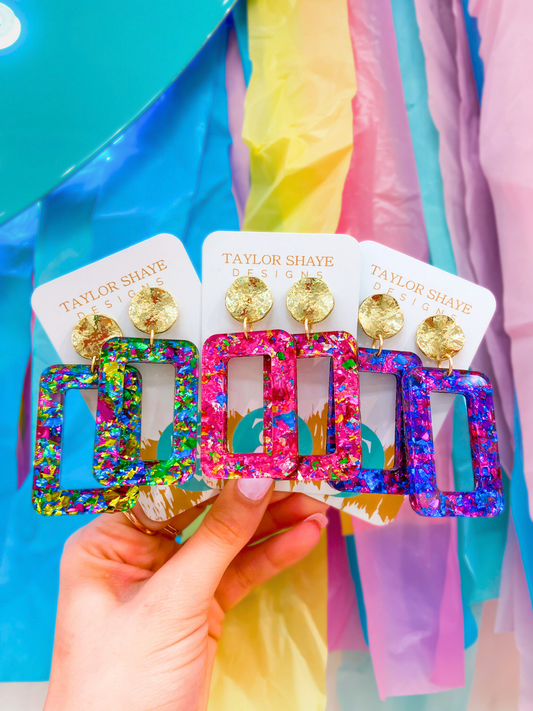 Unicorn Acrylic Rectangle Drops