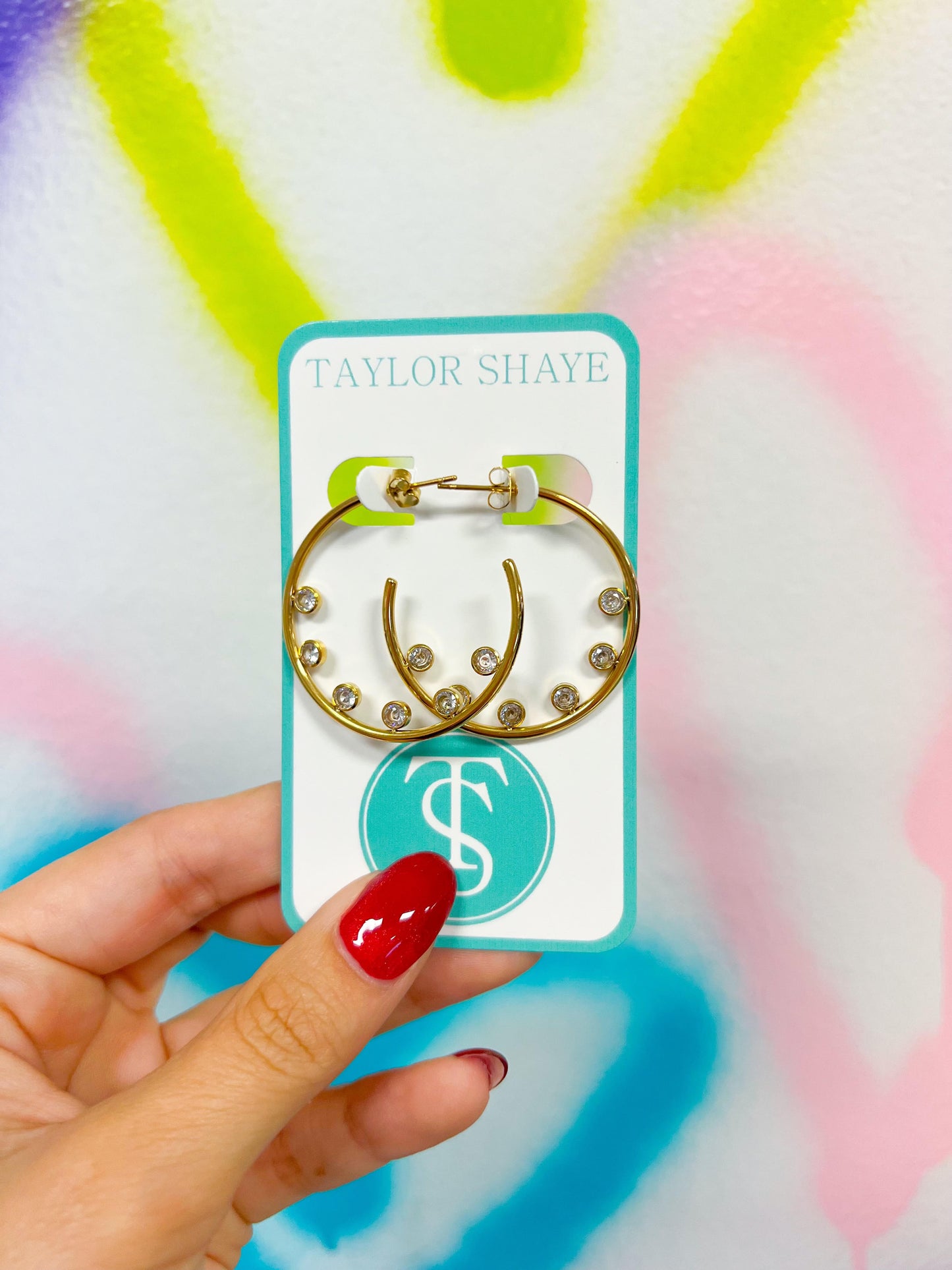 Jewel Hoops