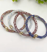 Load image into Gallery viewer, Glitter Adjustable Bracelets
