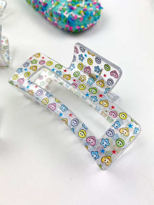 Smiley Face Hair Clip