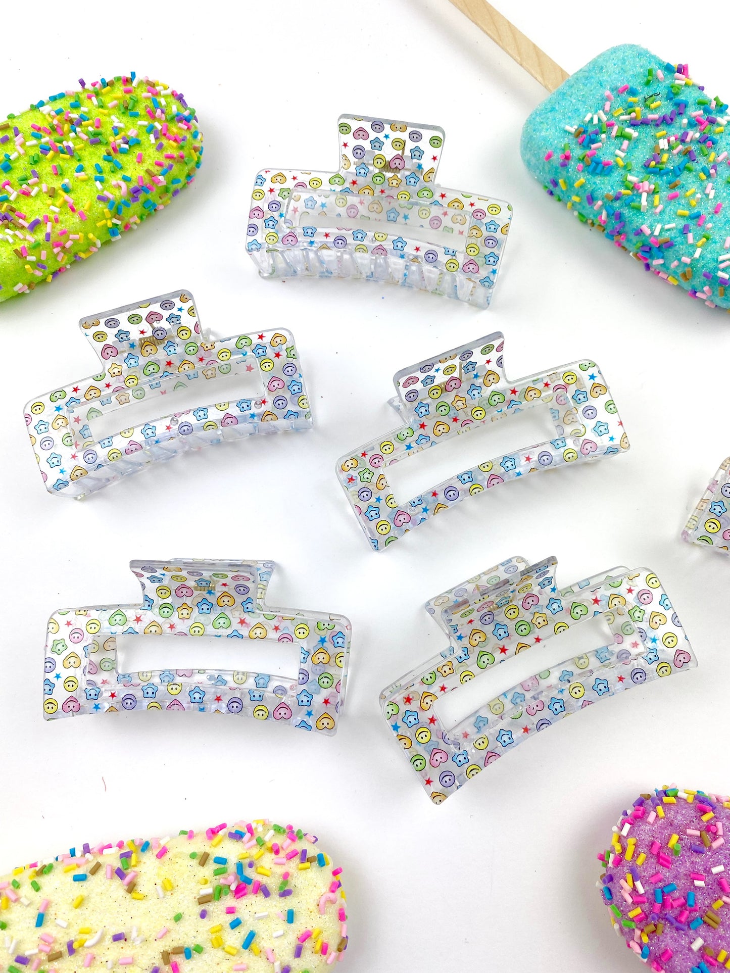 Smiley Face Hair Clip