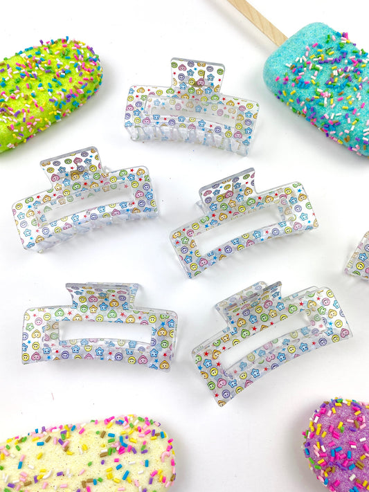 Smiley Face Hair Clip