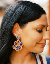 Load image into Gallery viewer, Blue/Orange Tiger Paw
