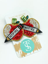 Load image into Gallery viewer, Beaded Teacher&#39;s Apple

