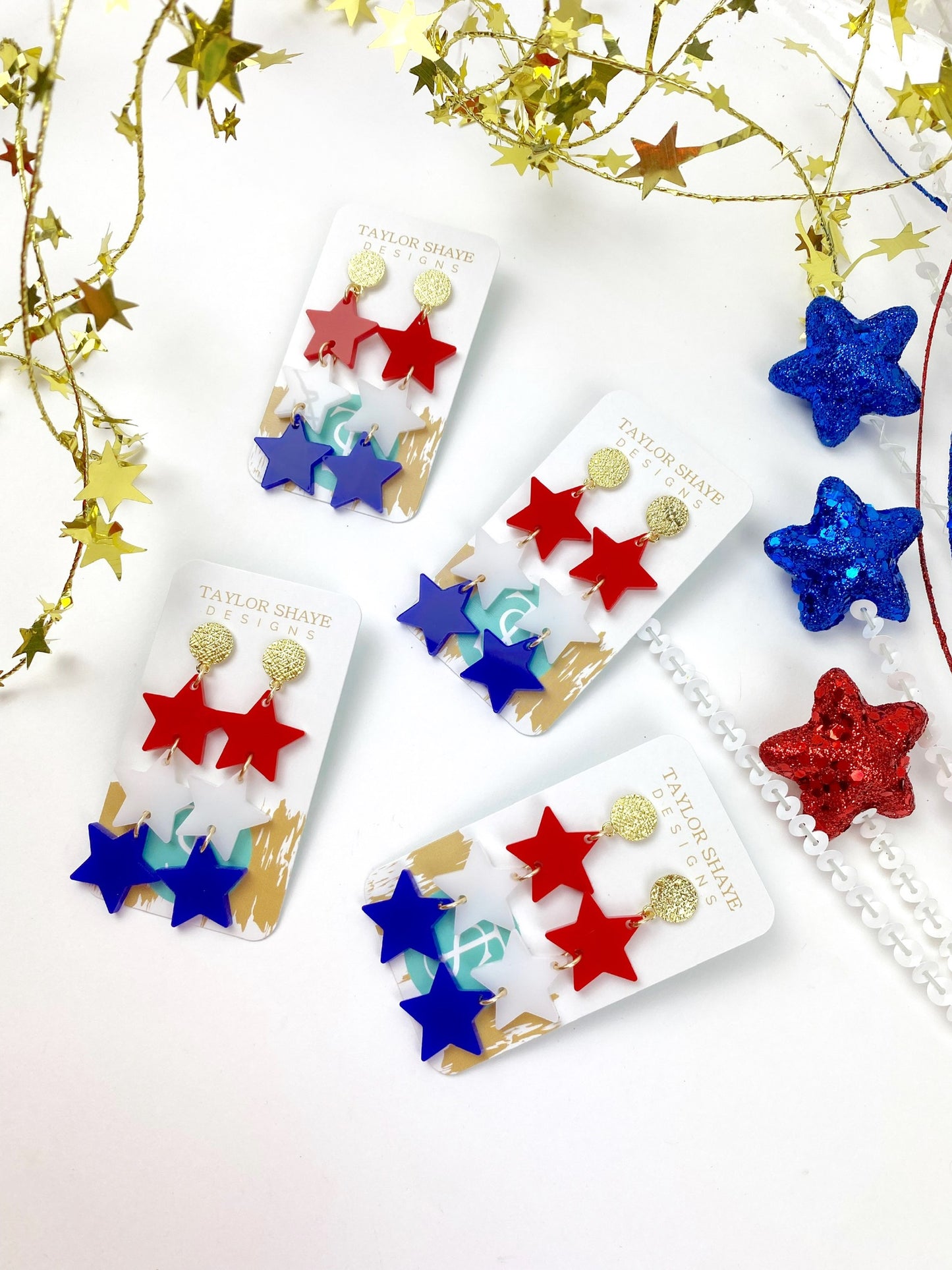 Red White & Blue Triple Stars