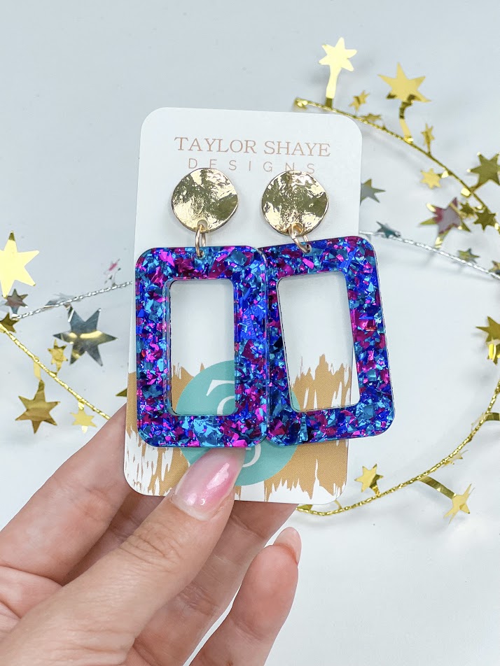 Unicorn Acrylic Rectangle Drops