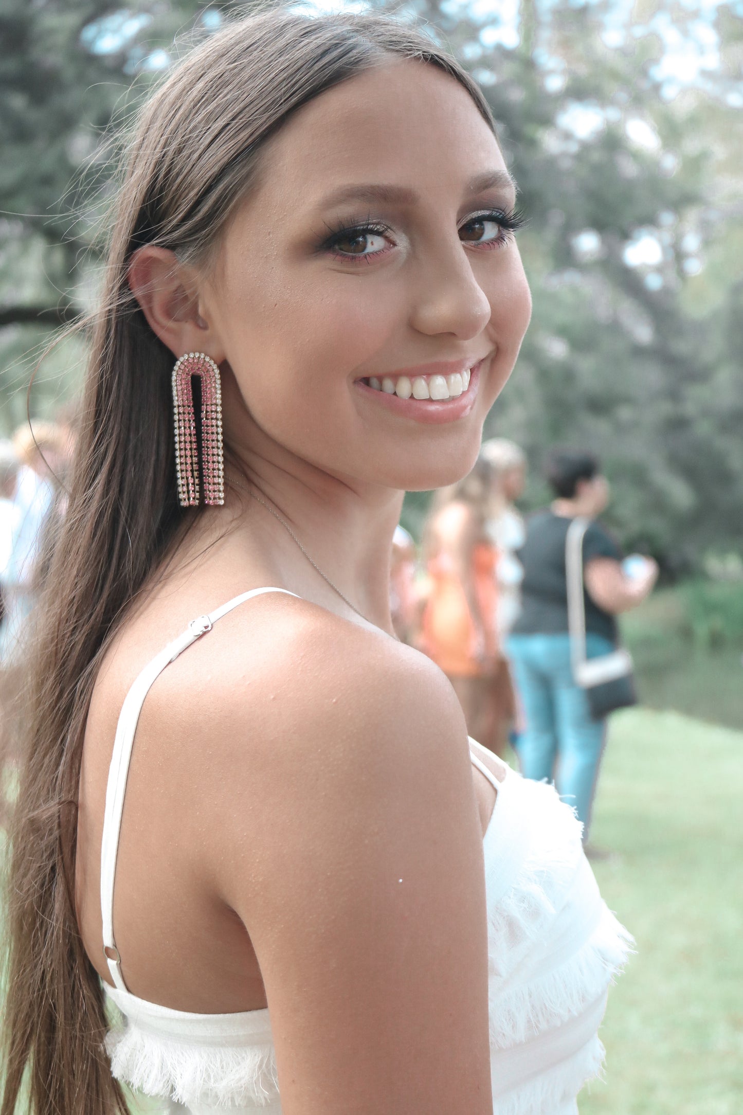 Rhinestone Chain Drops