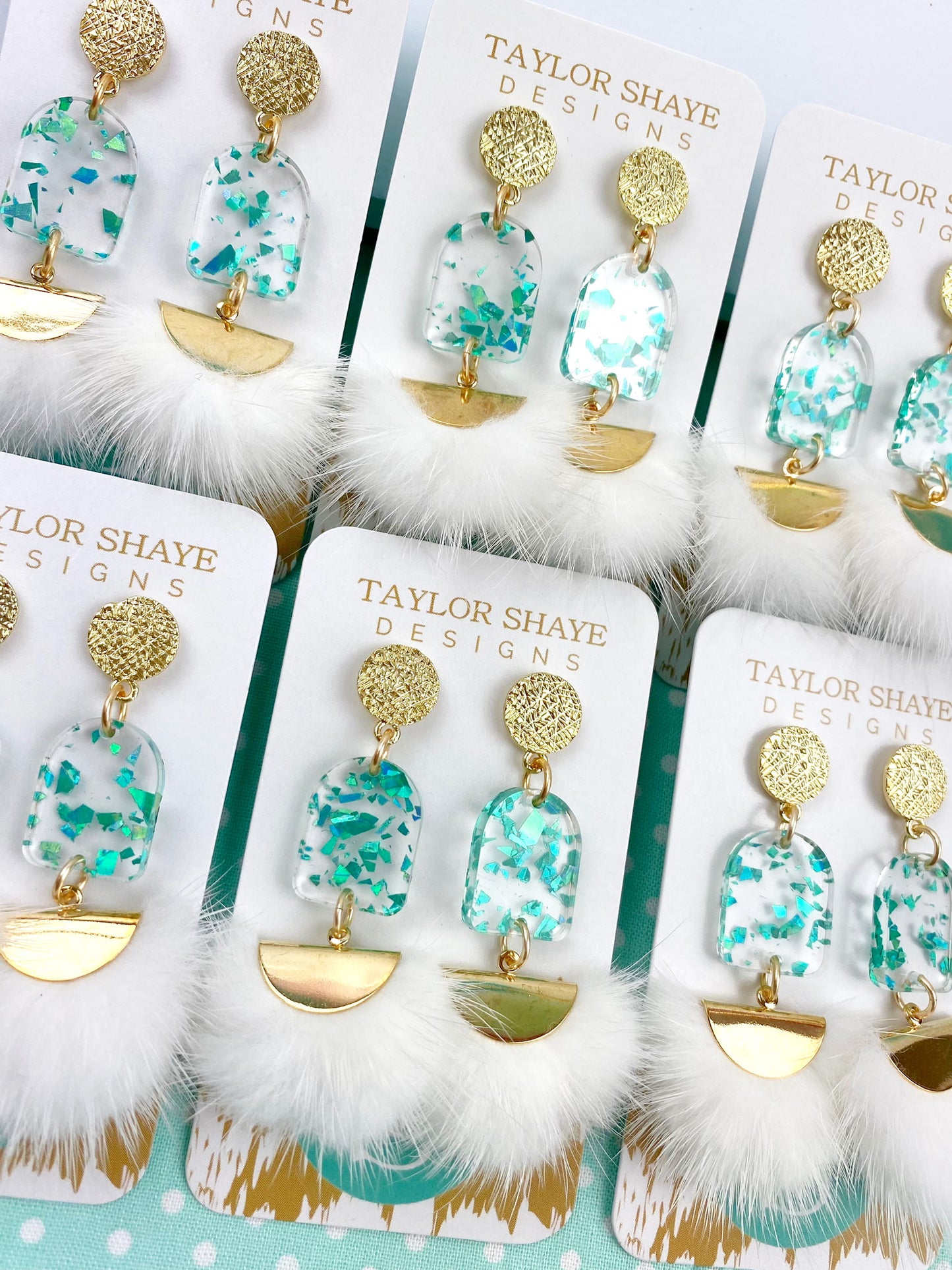 Blue Flake Arch Tassels