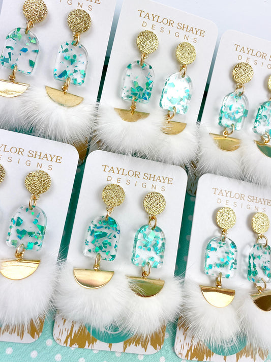 Blue Flake Arch Tassels