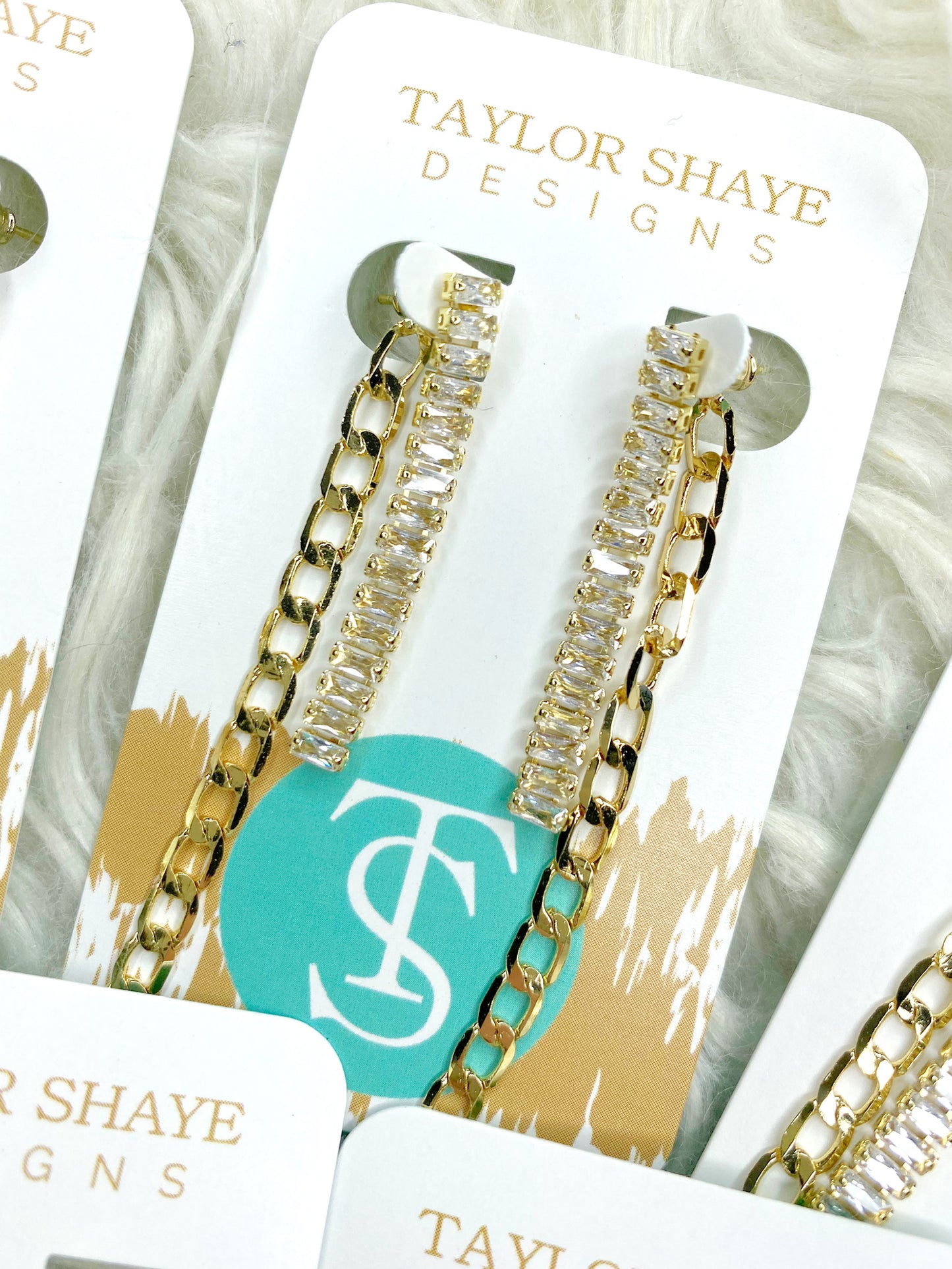 Dixie CZ Chain Drops