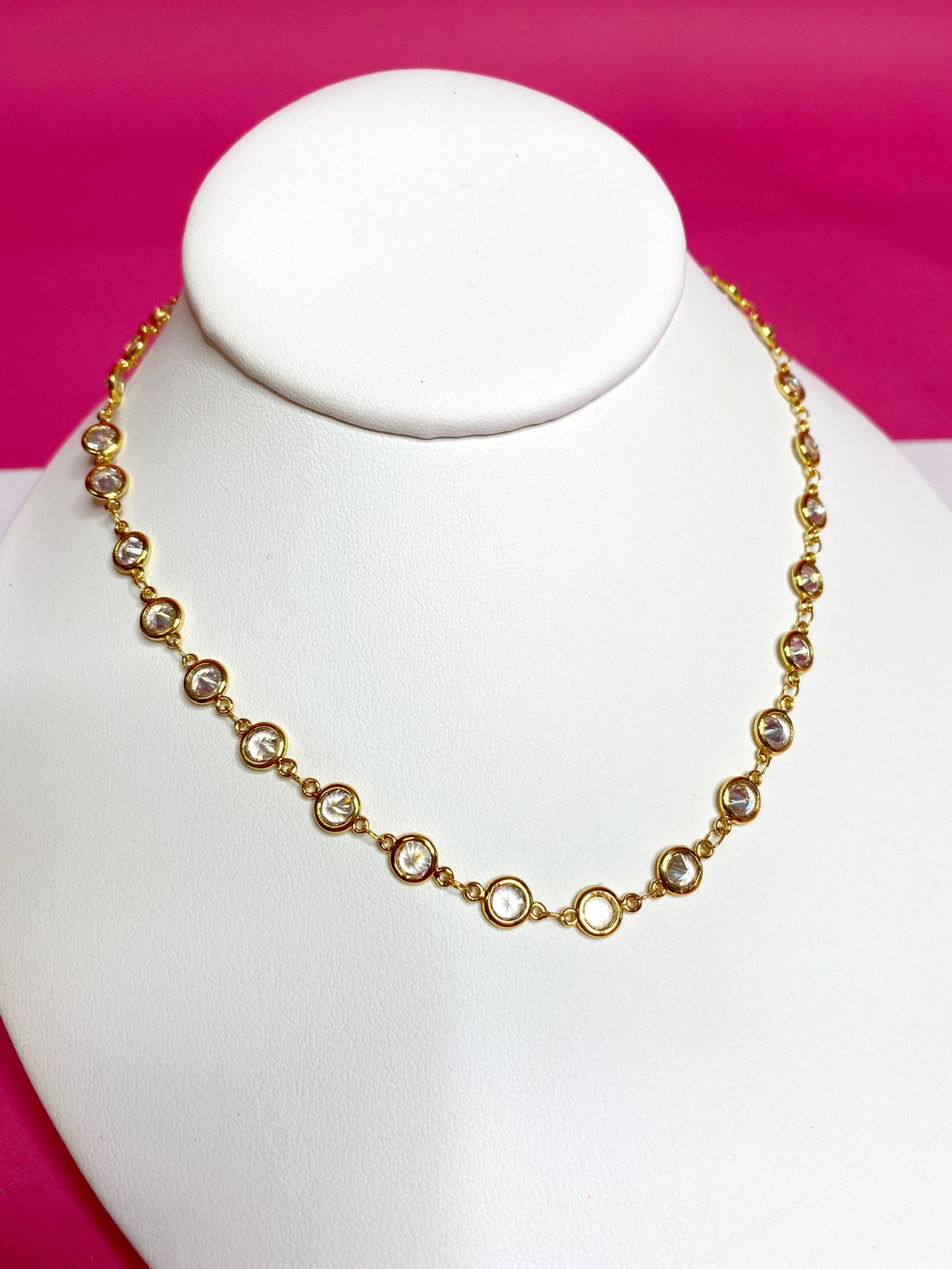 CZ Chain Layering Chokers