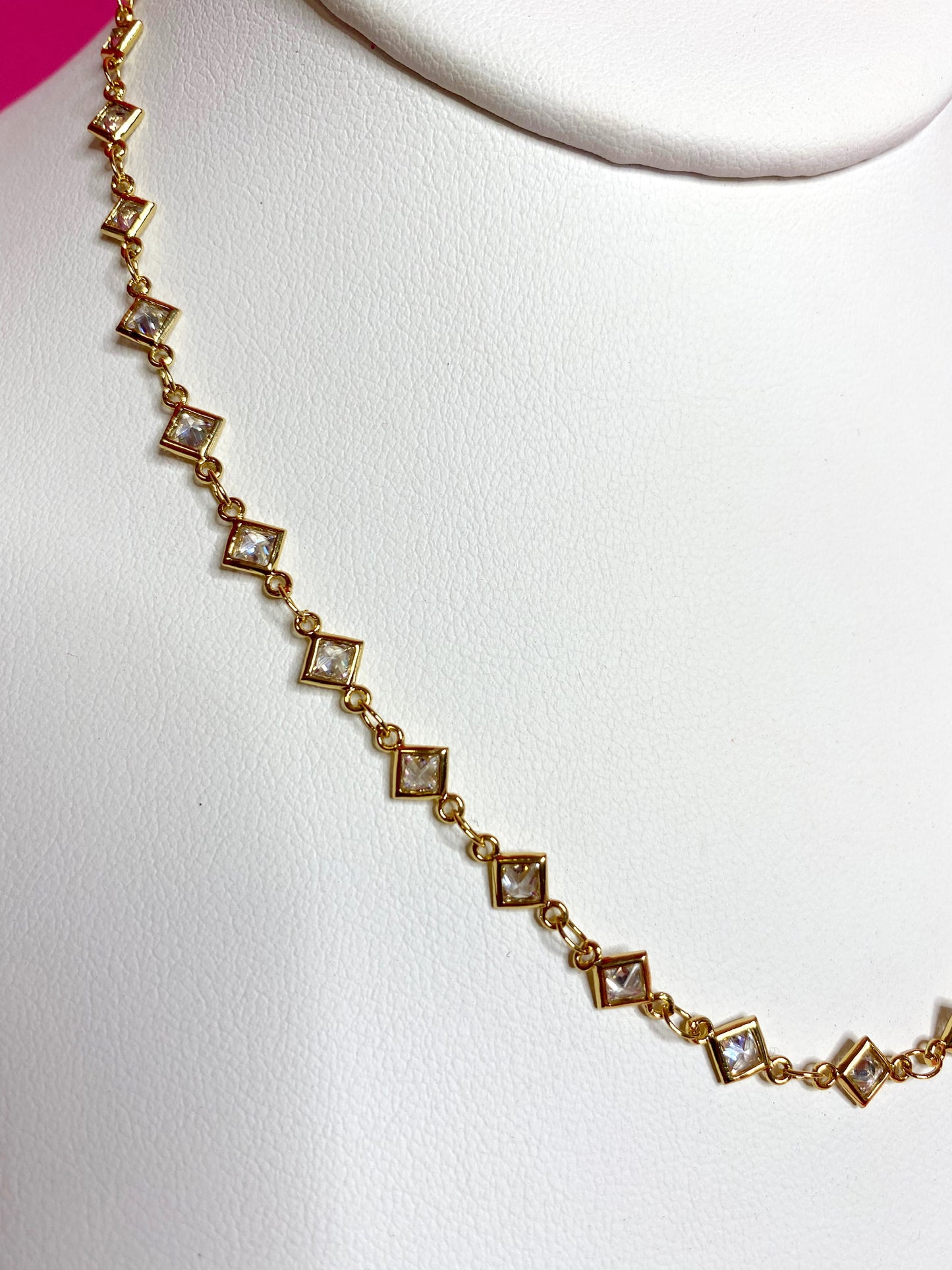 CZ Chain Layering Chokers