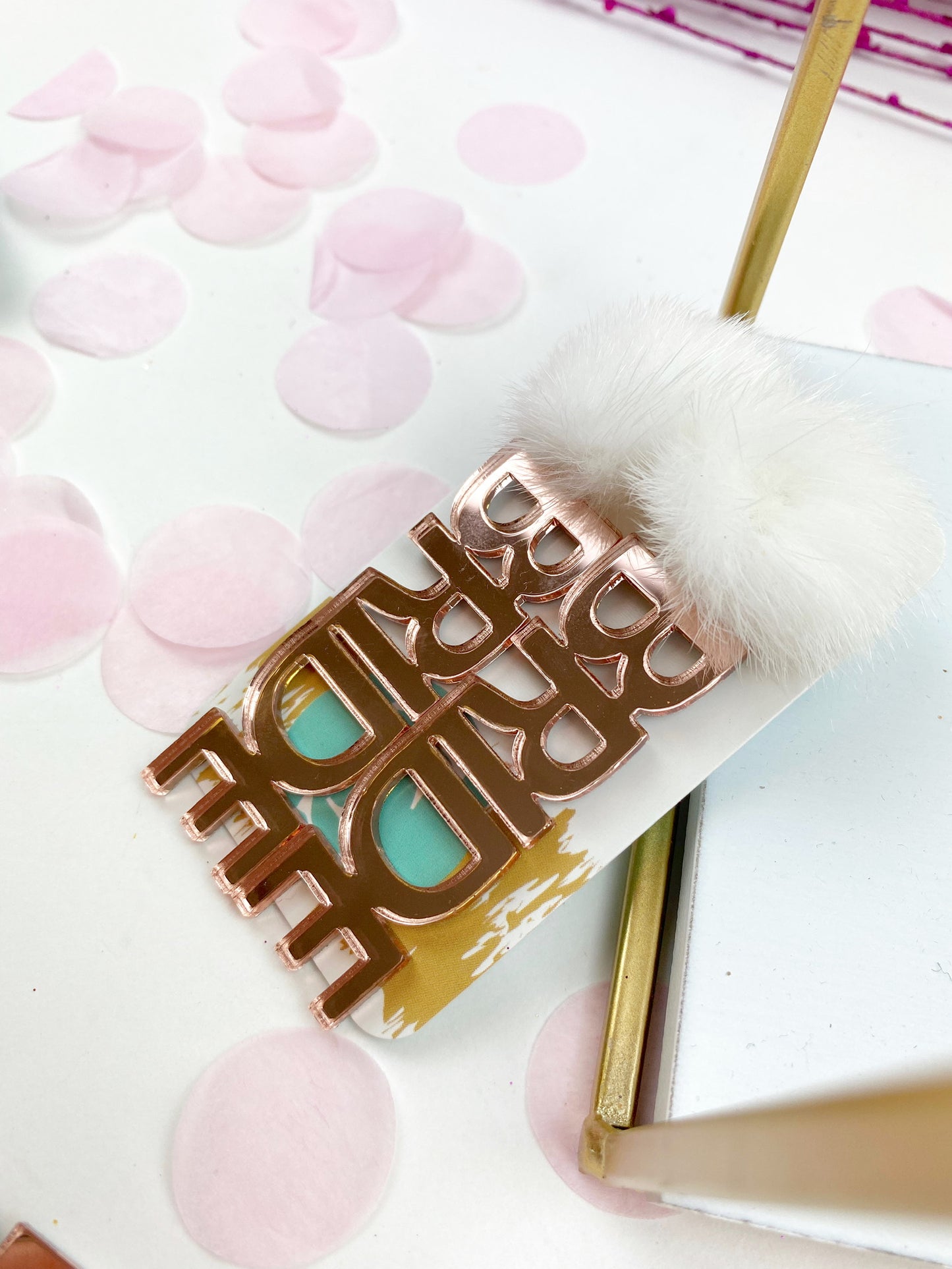 Rose Gold Bride Earrings