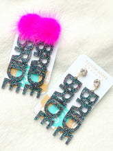Load image into Gallery viewer, Rainbow Confetti Bride Earrings
