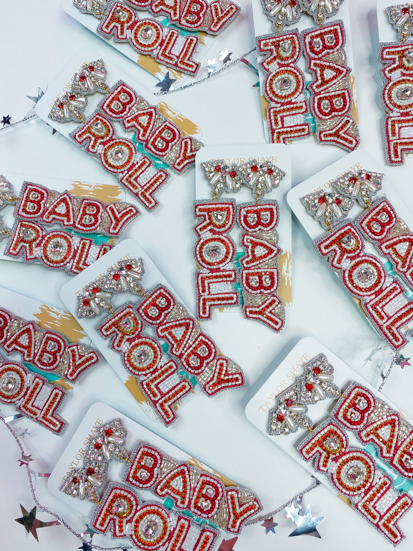 Roll Baby Beaded Earrings