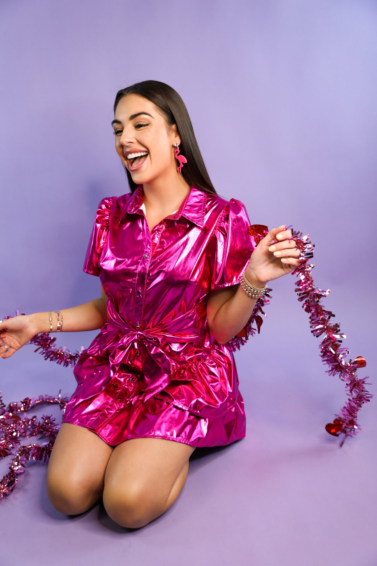 Acrylic Flamingo Drops