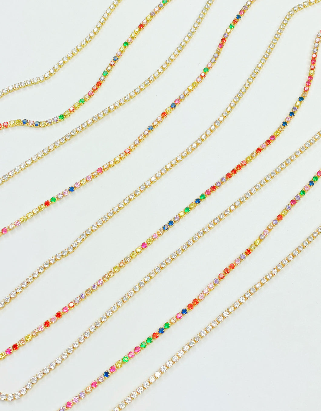 Dainty CZ Choker Necklaces
