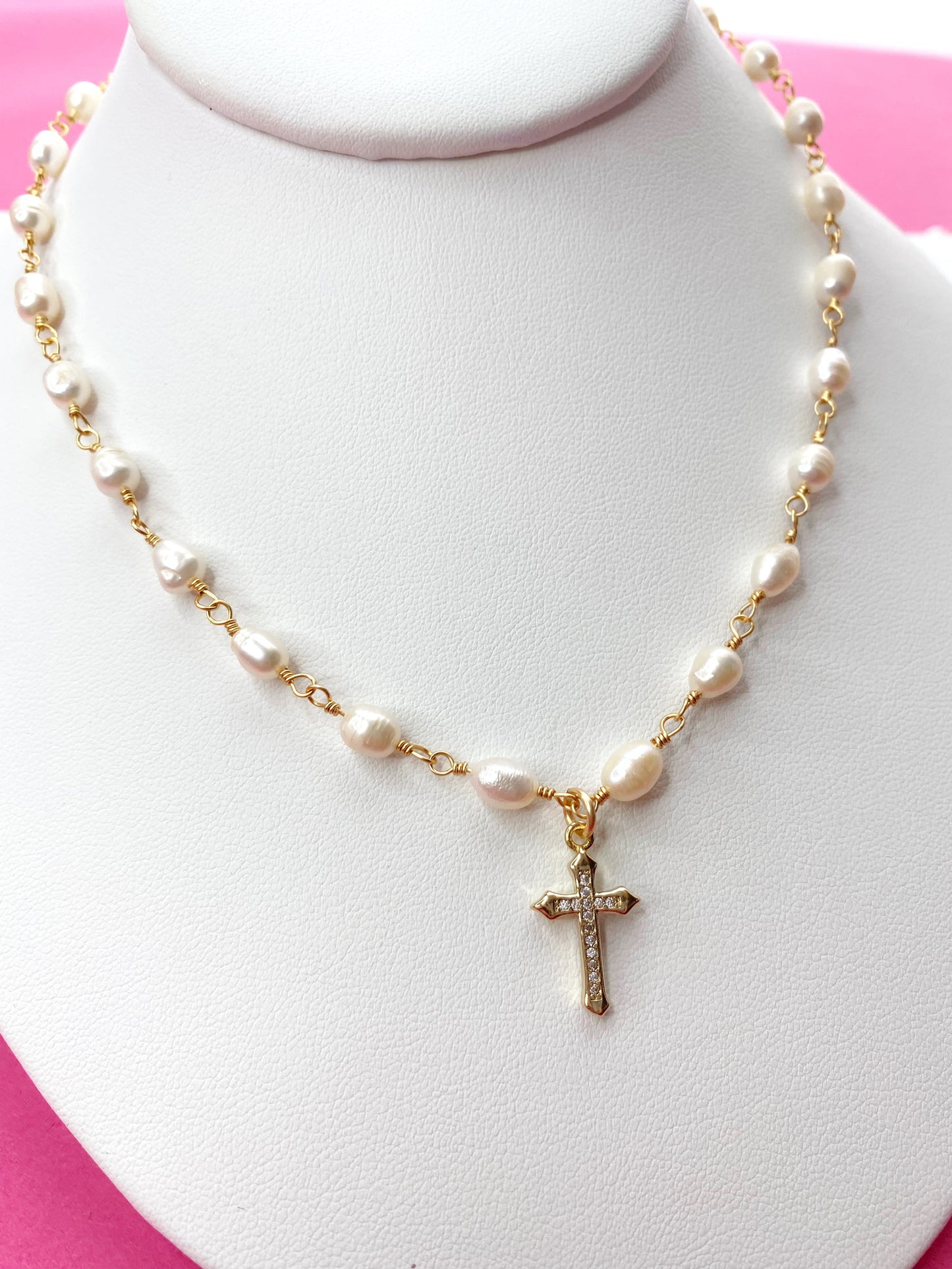 Jacee Cross Necklace