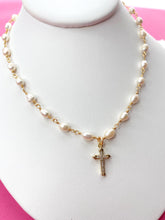 Load image into Gallery viewer, Jacee Cross Necklace
