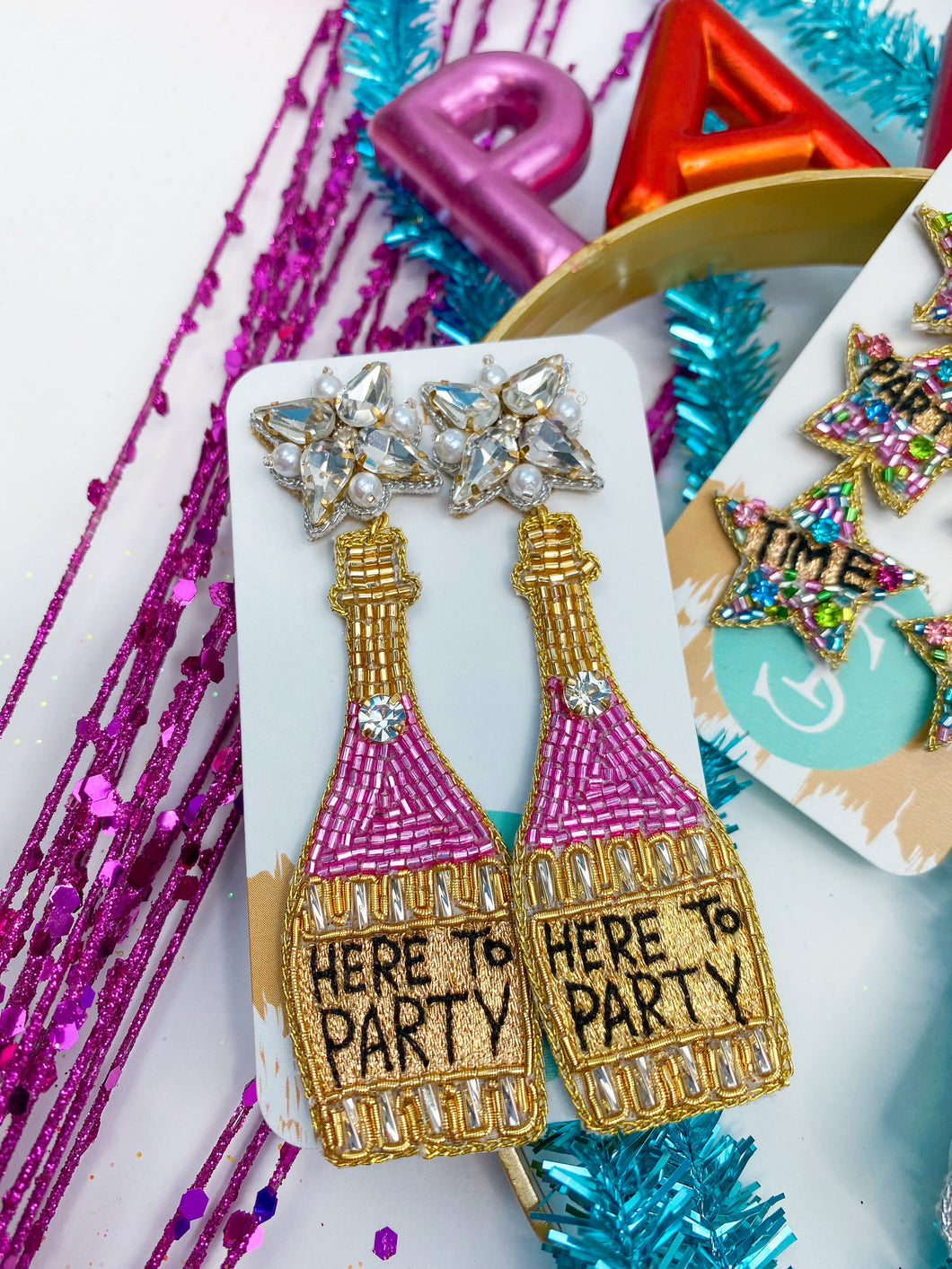 Here To Party Earrings