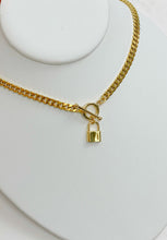 Load image into Gallery viewer, Lock &amp; Toggle Necklace
