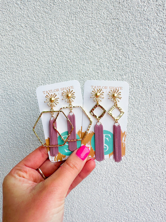 Pink Sally Chain Drops