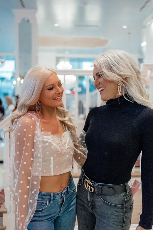 Iridescent MOH Earrings