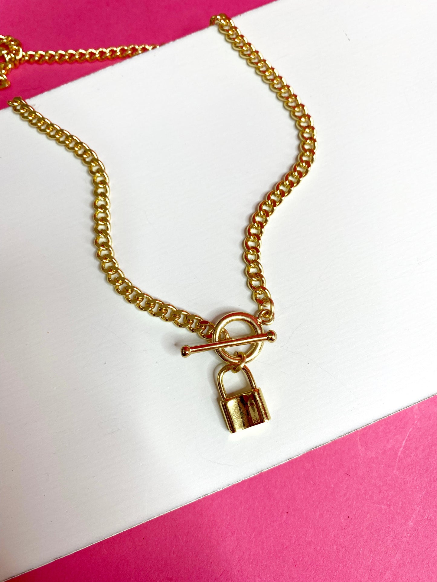 Lock and Toggle Necklace
