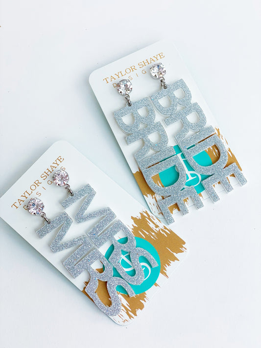 Silver Glitter Bride