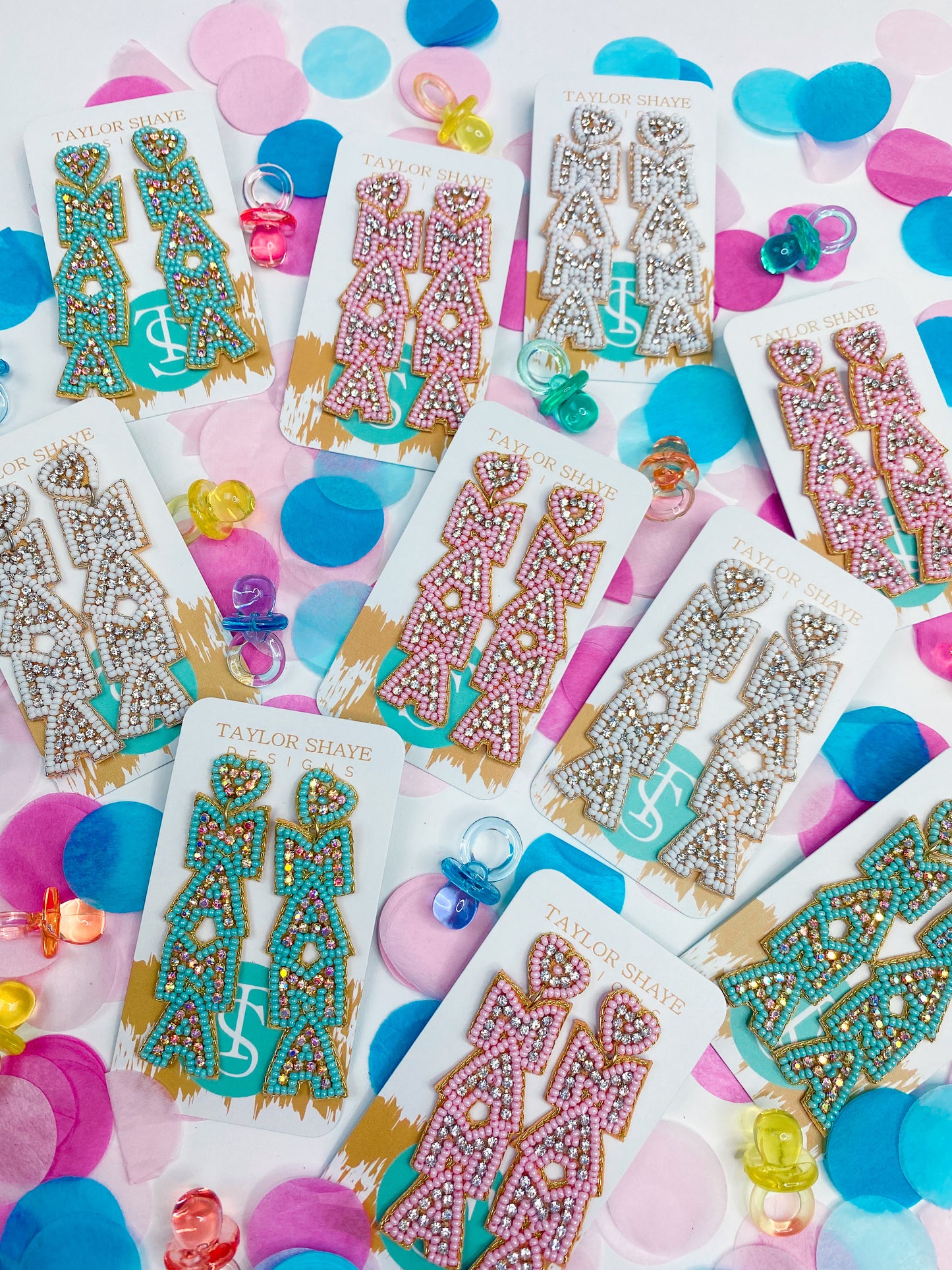 MAMA Beaded Earrings