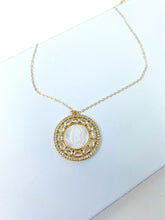 Load image into Gallery viewer, Pearl Mother Mary Necklace
