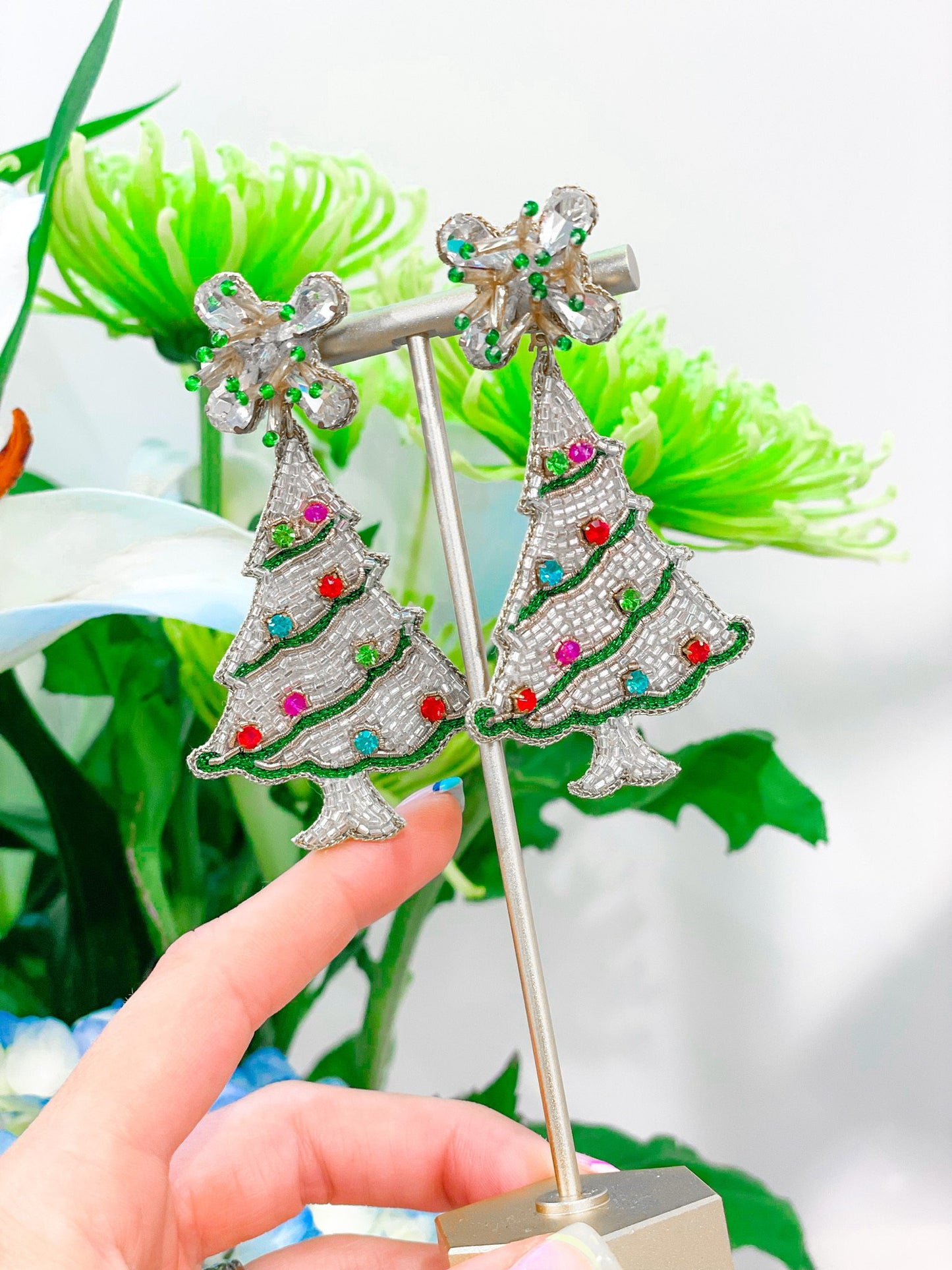 Beaded Colorful Christmas Tree