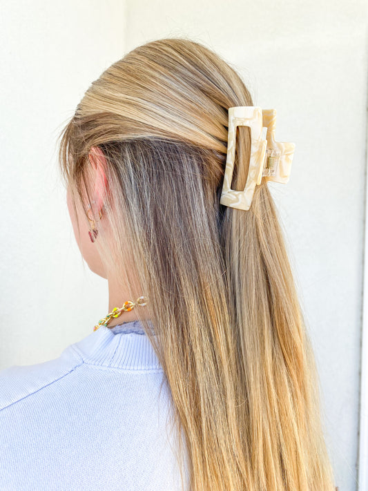 Caramel Swirl Hair Clip