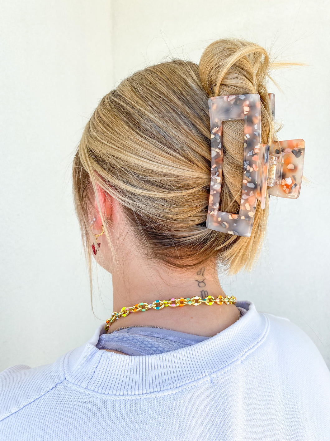 Neutral Multi-color Hair Clip