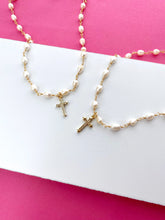 Load image into Gallery viewer, Jacee Cross Necklace
