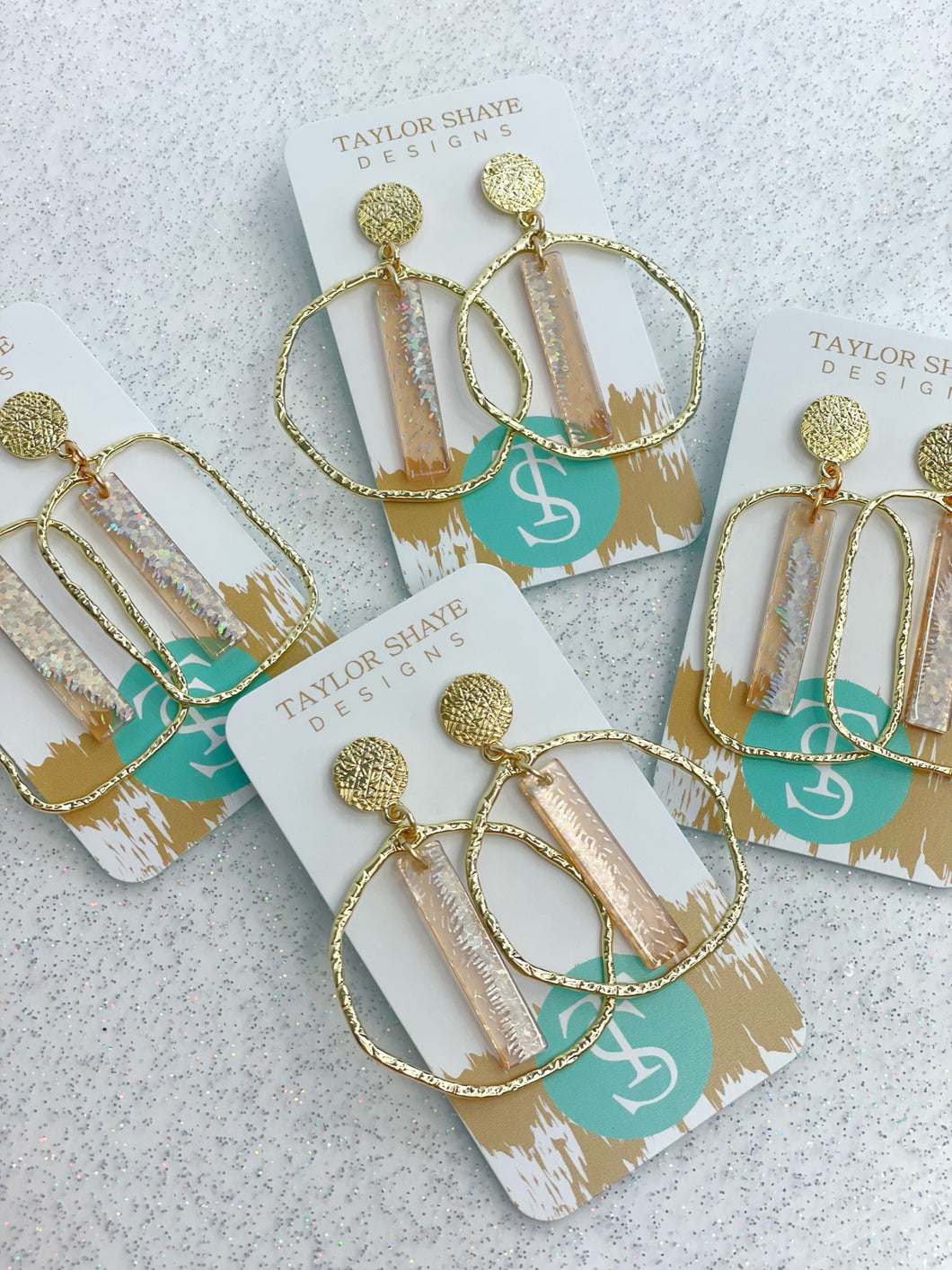 Peachy Stick Hoops