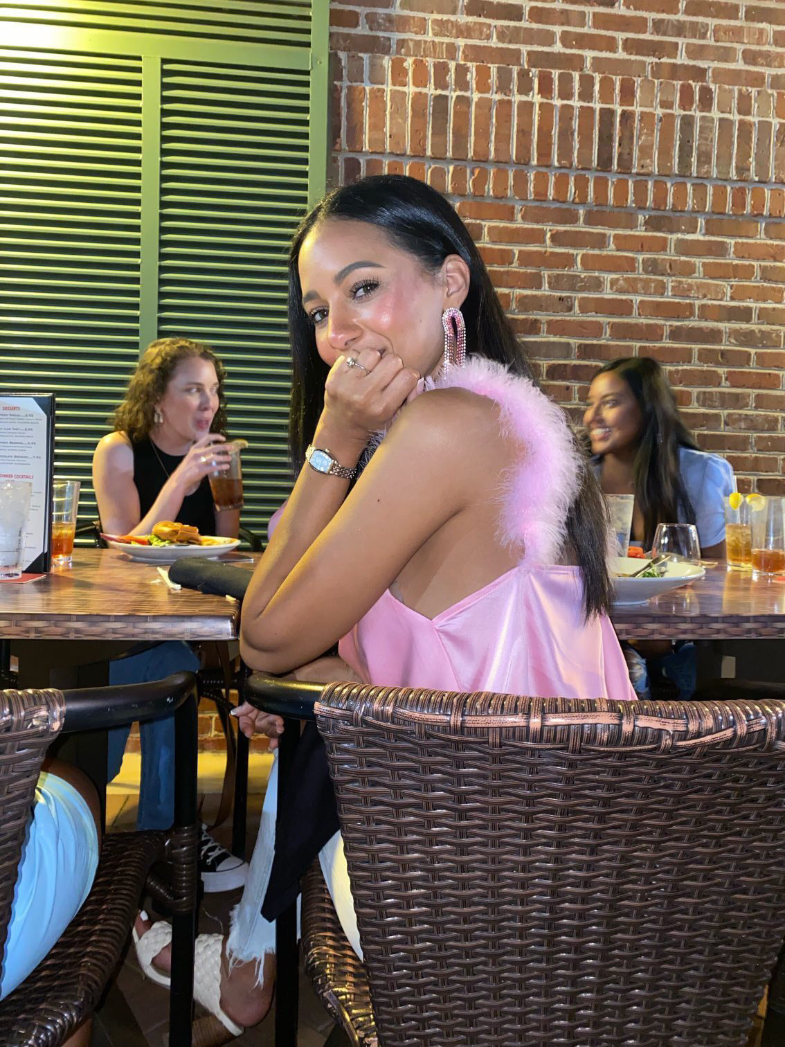 Rhinestone Chain Drops