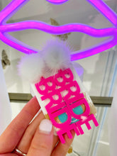 Load image into Gallery viewer, Neon Pink Bride Earrings
