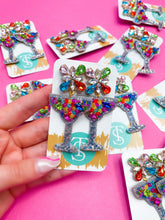 Load image into Gallery viewer, Custom Beaded Margarita Earrings
