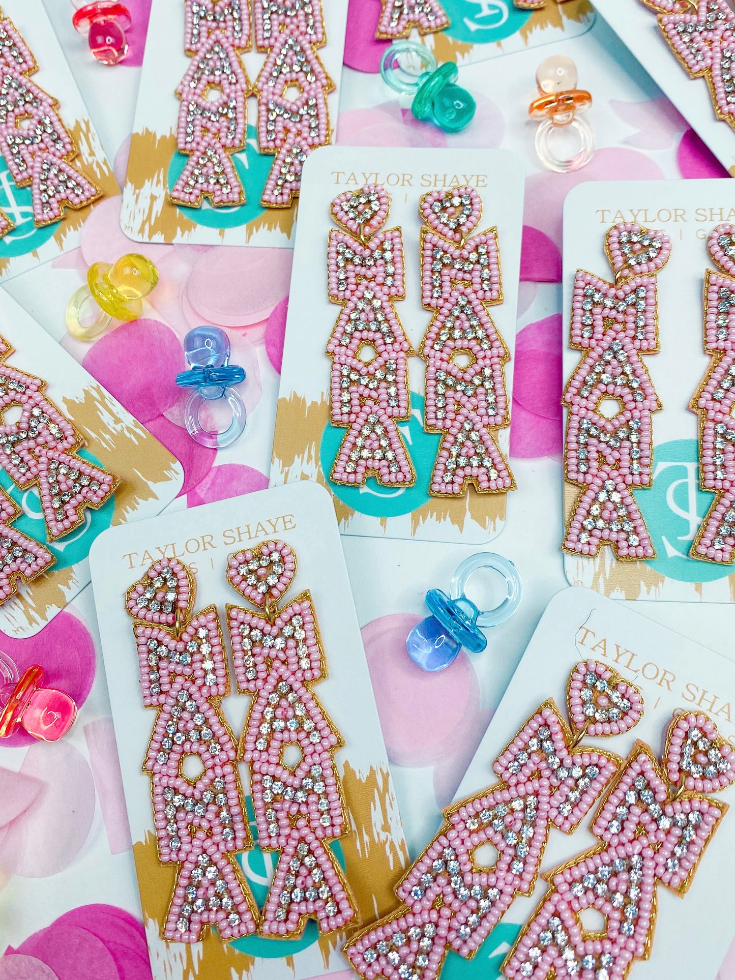 MAMA Beaded Earrings