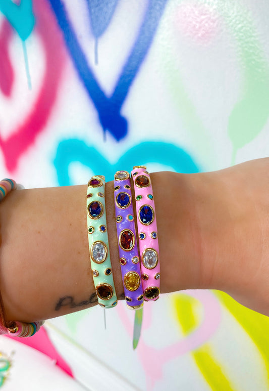 Porsha Enamel Bangles