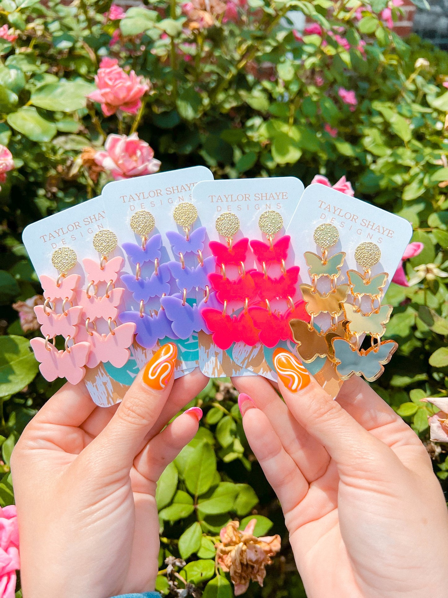 Triple Butterfly Drops