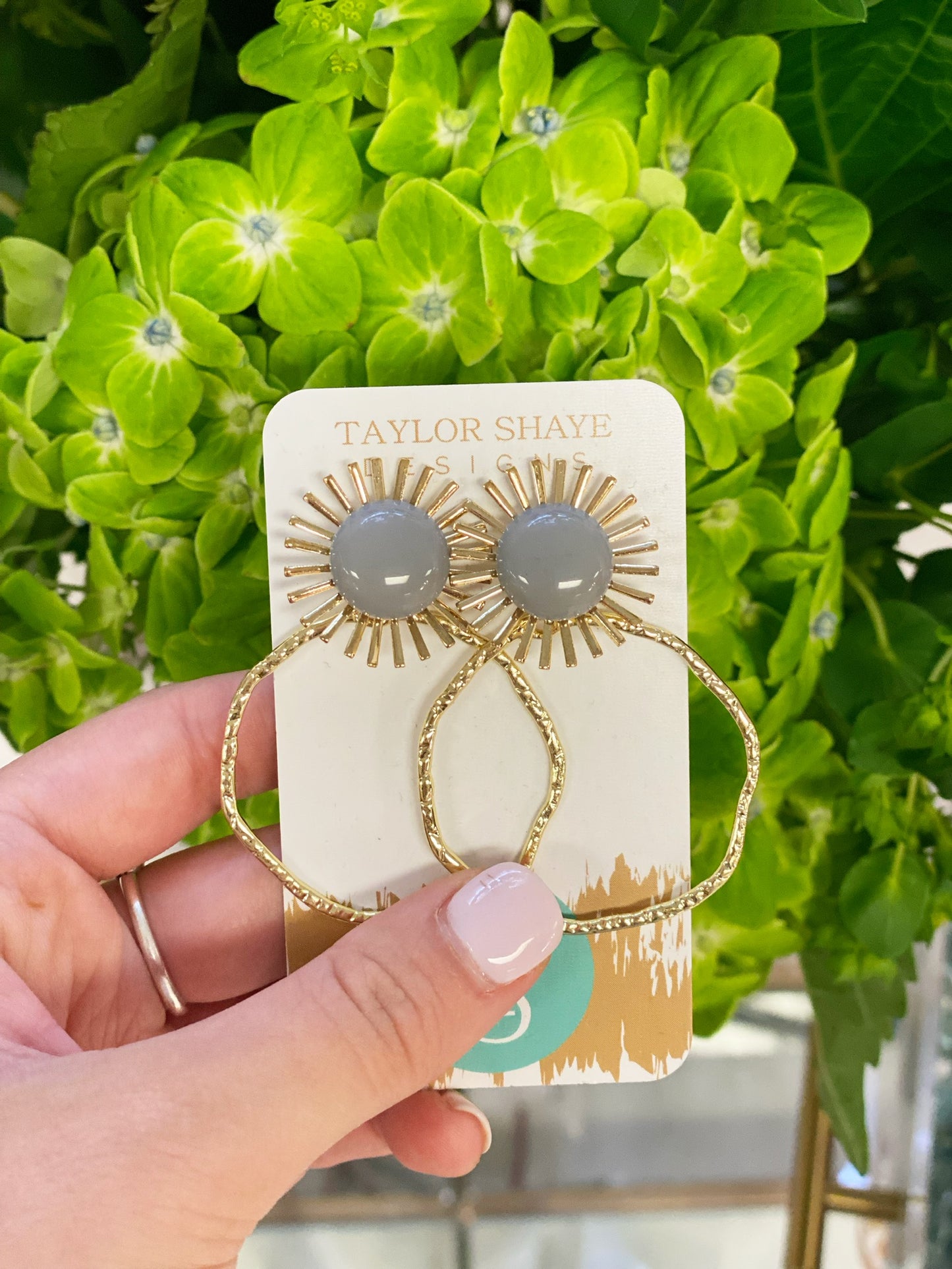 Colorful Sunburst Hoops