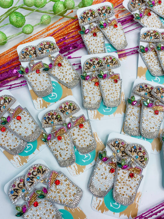 Vacay Mode Beaded Earrings