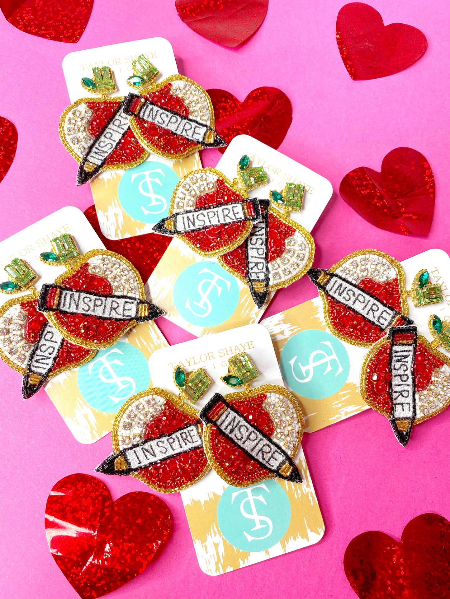 Beaded Teacher's Apple